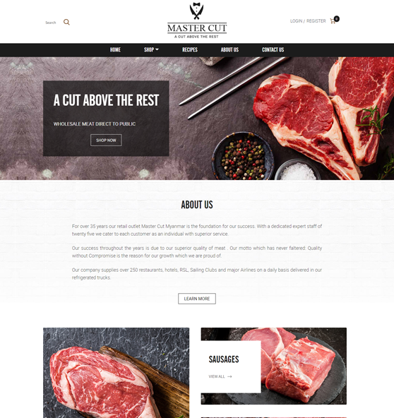 Mastercut Ecommerce