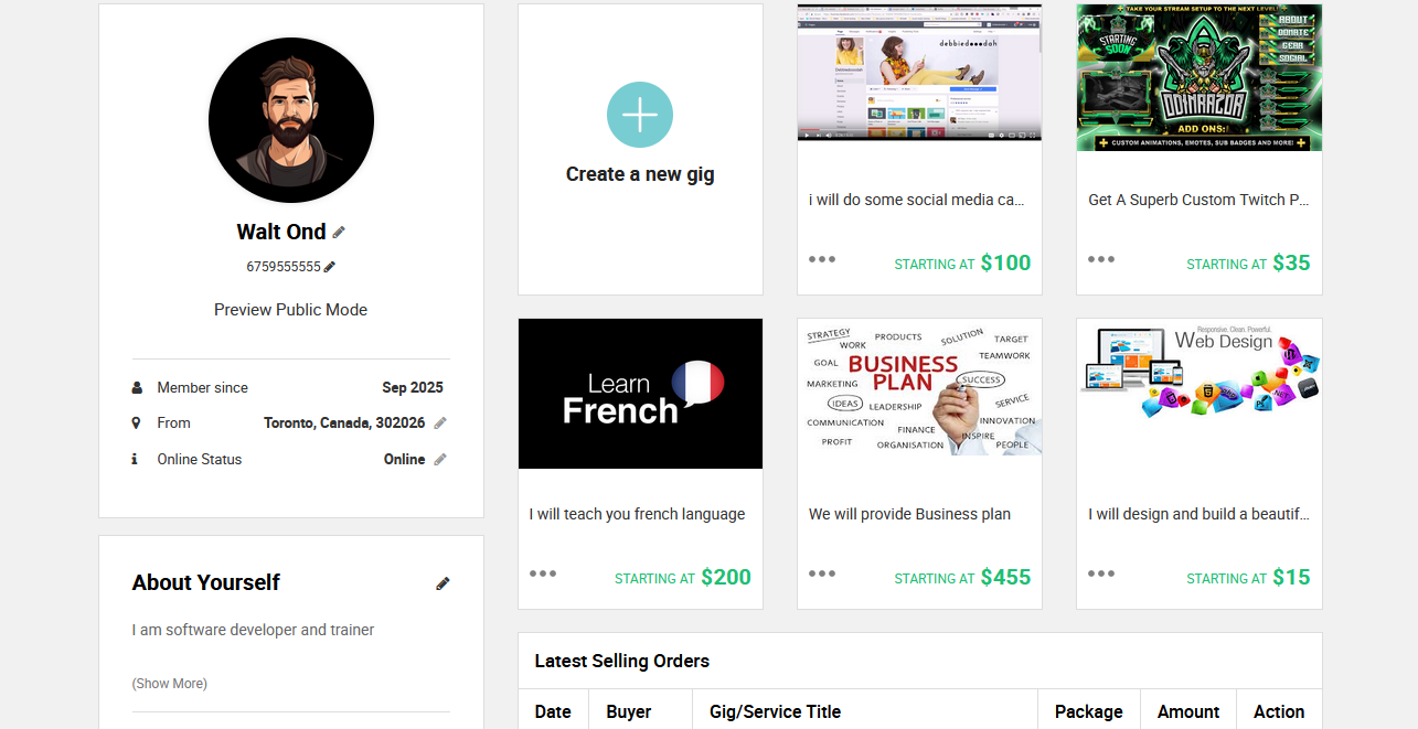 Dashboard