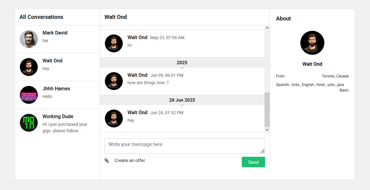 Messaging system
