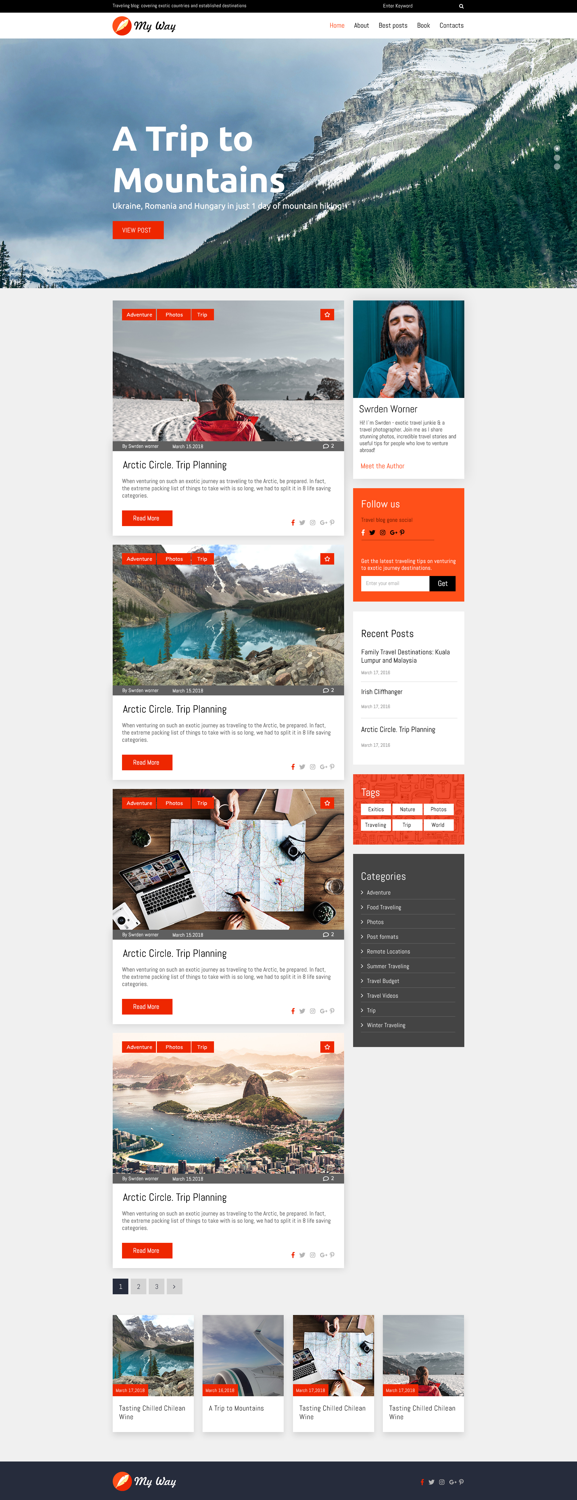My Way Site Website Template