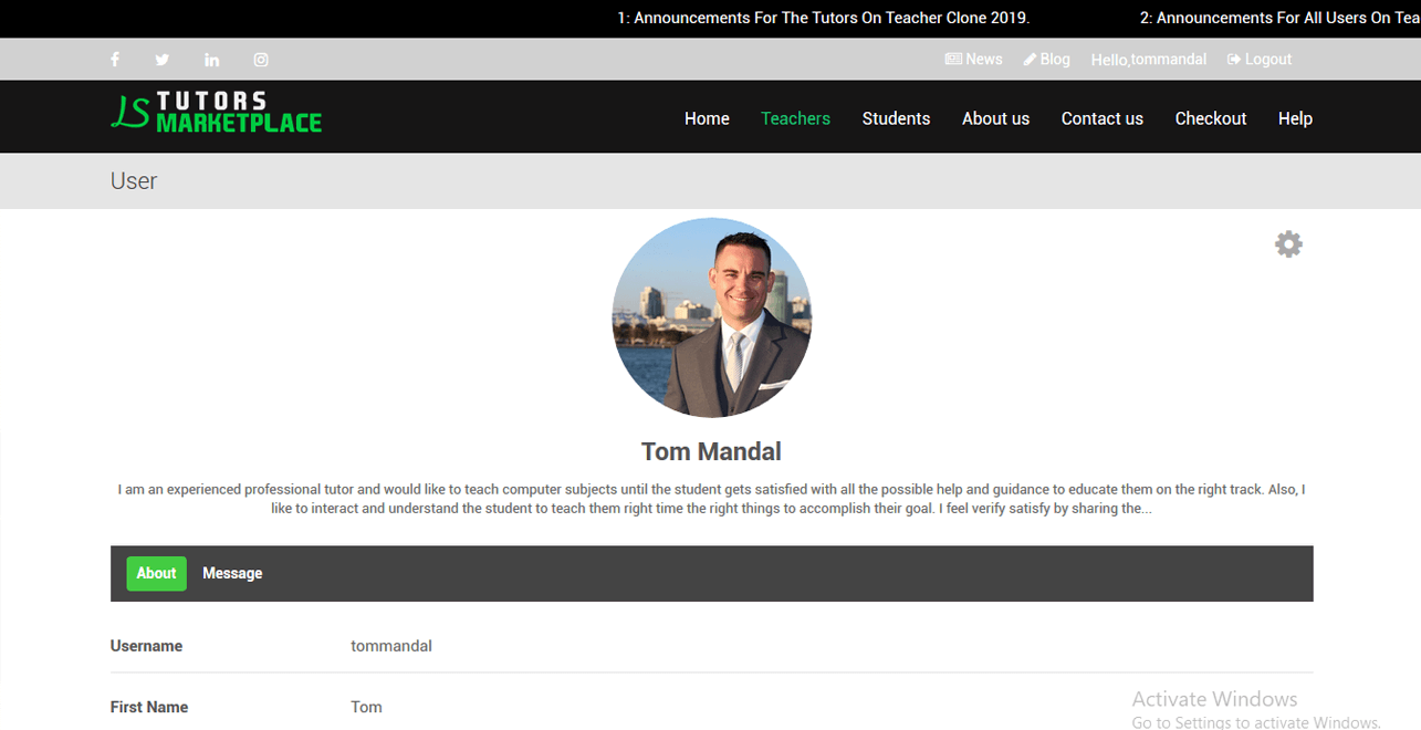 Teacher Marketplace